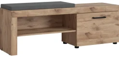 Sitzbank Roxy Eiche Viking Nachbildung B/H/T: ca. 139x52x38 cm