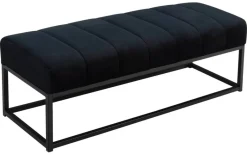 Sitzbank schwarz Polyester B/H/T: ca. 108x40x40 cm