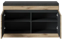Sitzbank Spring Eiche Eiche Viking Nachbildung B/H/T: ca. 86x49x40 cm