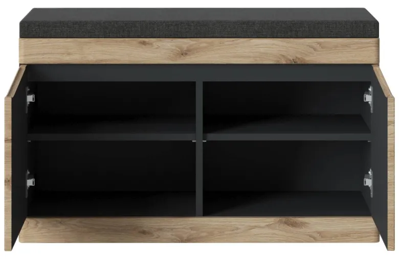 Sitzbank Spring Eiche Eiche Viking Nachbildung B/H/T: ca. 86x49x40 cm