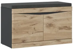 Sitzbank Spring Eiche Eiche Viking Nachbildung B/H/T: ca. 86x49x40 cm