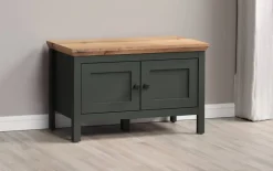 Sitzbank Stanton tannengrün Eiche Evoke Coast Nachbildung B/H/T: ca. 77x48x39 cm