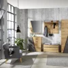 Sitzbank Venedig Eiche Artisan Nachbildung B/H/T: ca. 90x45x38 cm