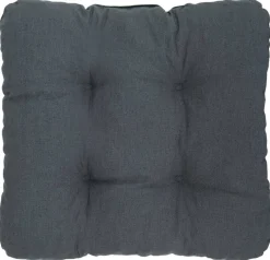 Sitzkissen Alina anthrazit Polyester-Mischgewebe B/H/L: ca. 38x8x38 cm