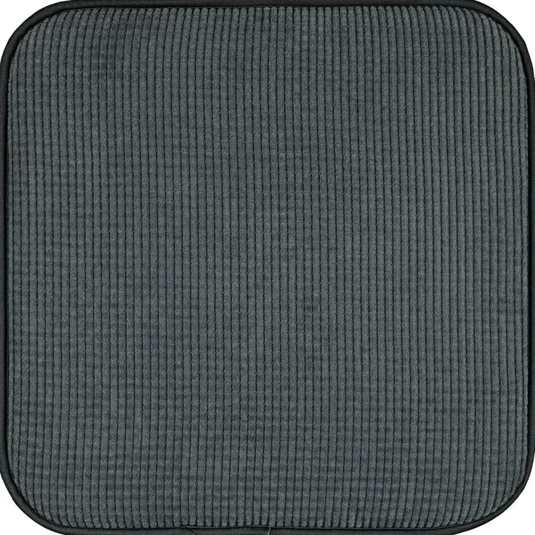 Sitzkissen anthrazit Polyester B/H/L: ca. 38x2x38 cm