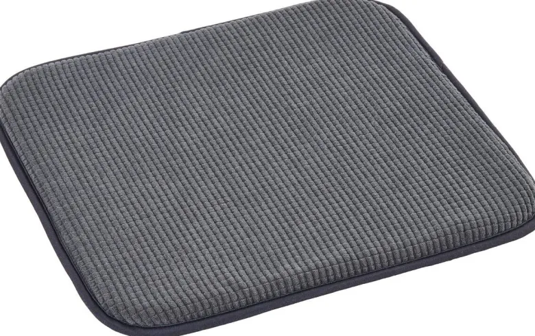 Sitzkissen anthrazit Polyester B/H/L: ca. 38x2x38 cm
