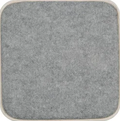 Sitzkissen beige Polyester B/H/L: ca. 38x2x38 cm