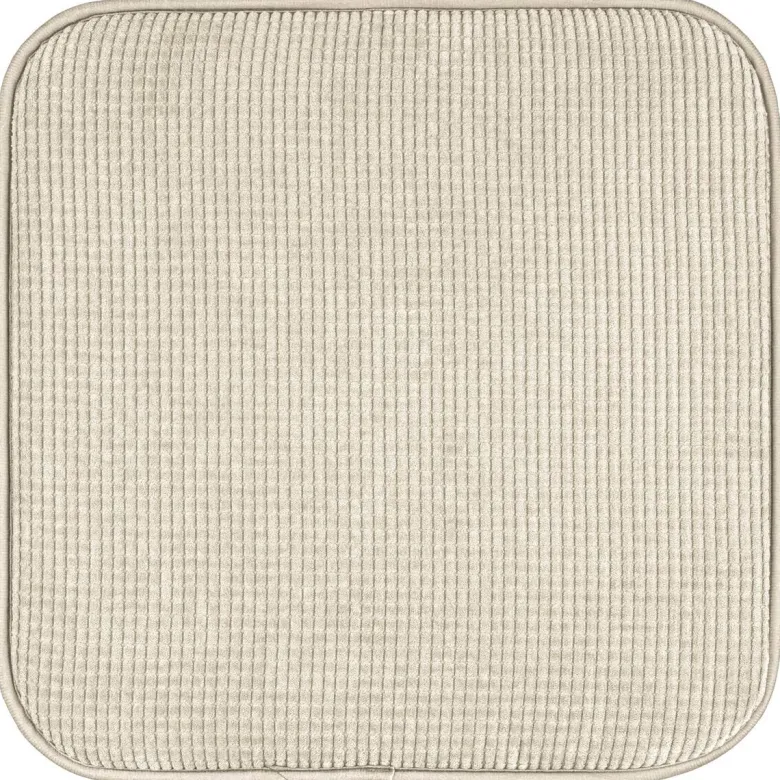 Sitzkissen beige Polyester B/H/L: ca. 38x2x38 cm