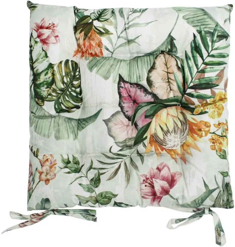 Sitzkissen bunt Polyester B/L/S: ca. 40x40x3 cm