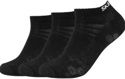 Skechers Damen & Herren-Socken Skechers schwarz 3 Packstücke Größe 39-42