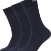 Skechers Damen & Herren-Socken Skechers blau 3 Packstücke Größe 39-42