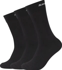 Skechers Damen & Herren-Socken Skechers schwarz 3 Packstücke Größe 43-46