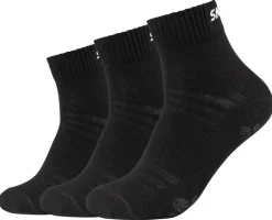 Skechers Damen & Herren-Socken Skechers schwarz 3 Packstücke Größe 35-38