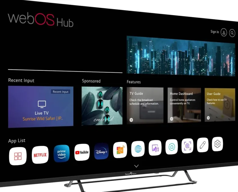 Smart-Tech LED-TV 55UW02V