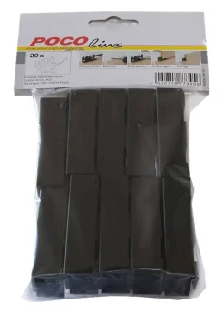 Sockelleisten-Clips schwarz L/B/H: ca. 2,34x1,61x6,06 cm
