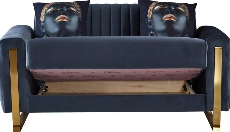 Sofa 3-2-1 Bogota anthrazit Microfaser