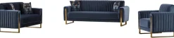 Sofa 3-2-1 Bogota anthrazit Microfaser