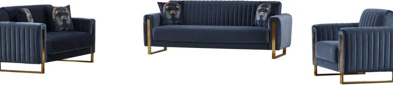 Sofa 3-2-1 Bogota anthrazit Microfaser