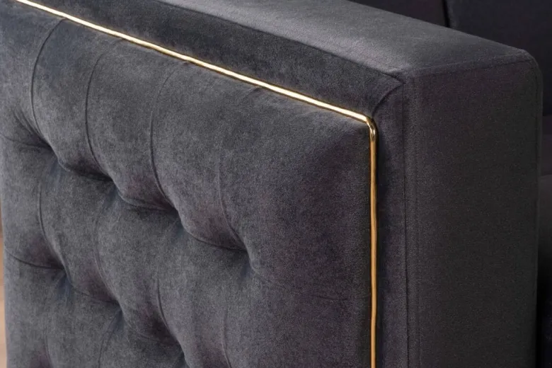 Sofa 3-2-1 Cavana anthrazit Microfaser