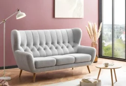 Sofa Falun hellgrau B/H/T: ca. 187x101x95 cm