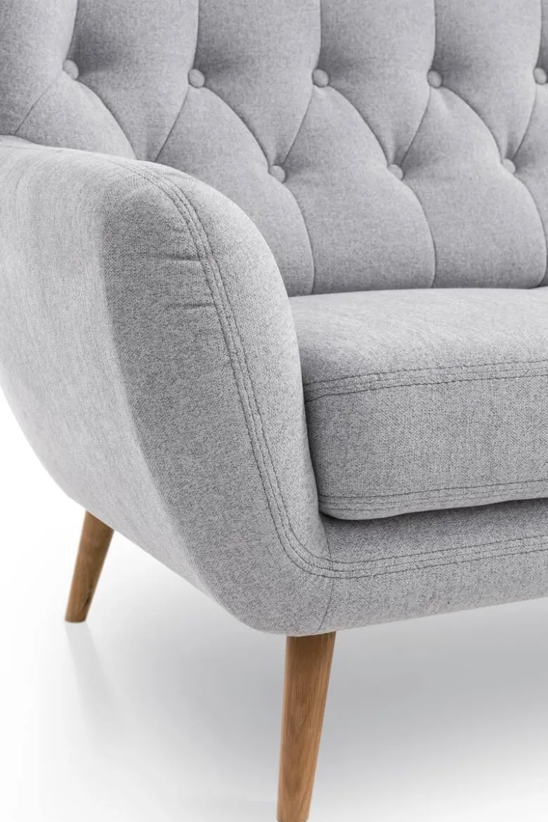 Sofa Falun hellgrau B/H/T: ca. 187x101x95 cm