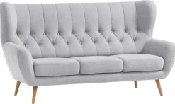 Sofa Falun hellgrau B/H/T: ca. 187x101x95 cm