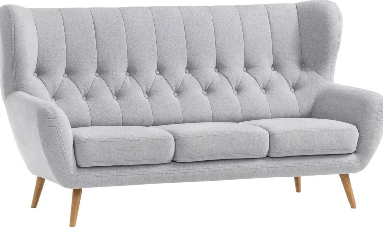 Sofa Falun hellgrau B/H/T: ca. 187x101x95 cm