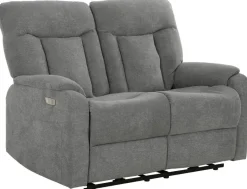 Sofa 3-2-1 FM3215 grau Microfaser