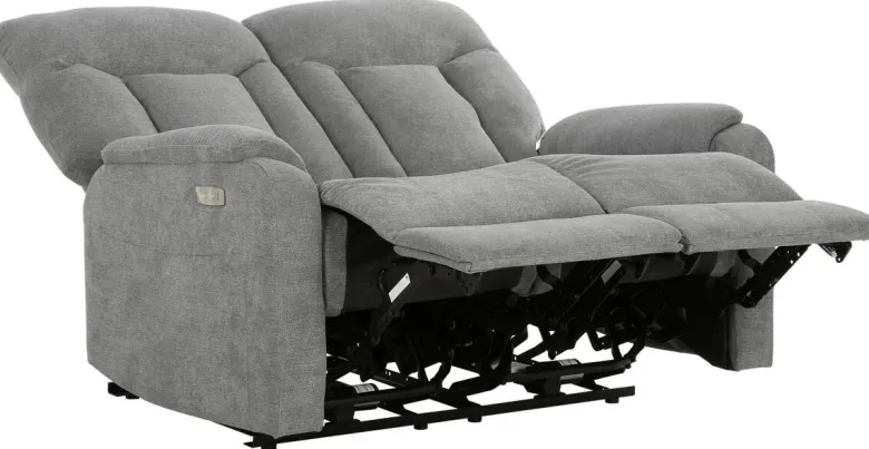 Sofa 3-2-1 FM3215 grau Microfaser