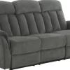 Sofa FM-3216-3P grau Microfaser B/H/T: ca. 200x100x95 cm