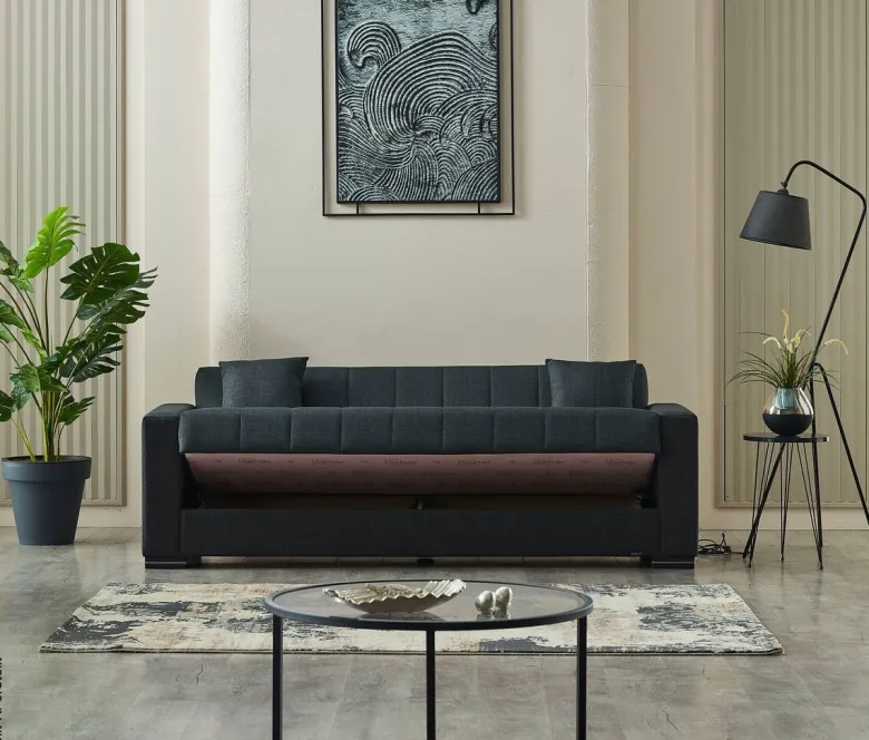 Sofa 3-2-1 Jerry anthrazit Microfaser