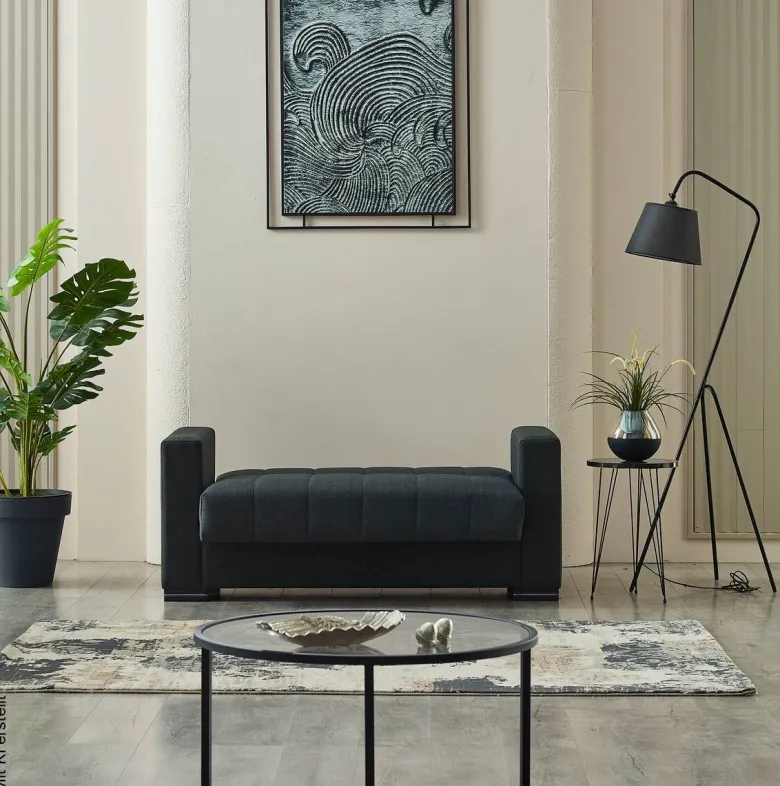 Sofa 3-2-1 Jerry anthrazit Microfaser