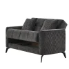 Sofa 3-2-1 Lendor grau Webstoff
