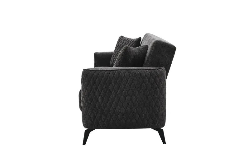 Sofa 3-2-1 Lendor grau Webstoff