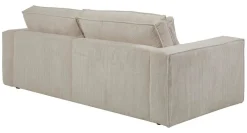 Sofa Marlon beige Microfaser B/H/T: ca. 248x90x110 cm
