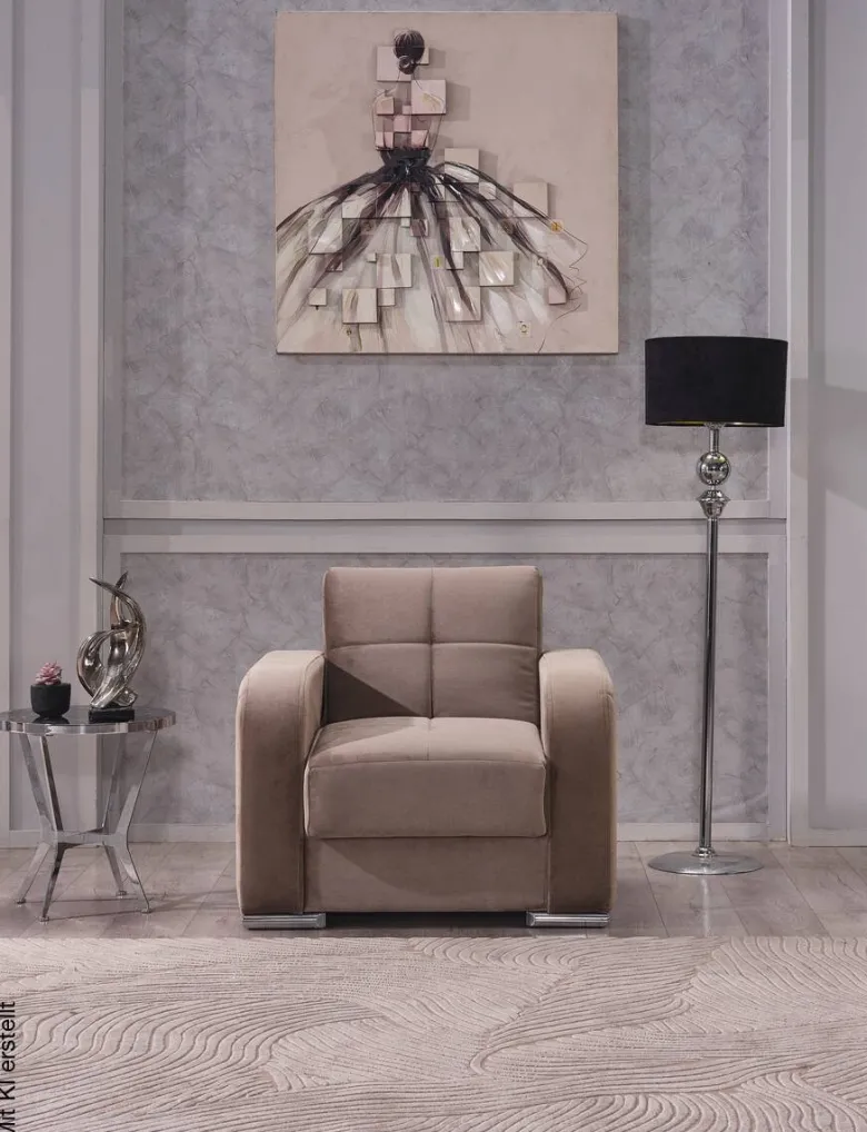 Sofa 3-2-1 Orlando graubraun