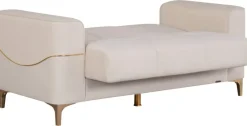 Sofa 3-2-1 Salda beige Microfaser
