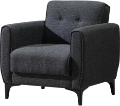 Sofa 3-2-1 San Marino anthrazit Microfaser