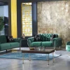 Sofa 3-2-1 Tokio grün Microfaser