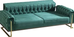 Sofa 3-2-1 Tokio grün Microfaser