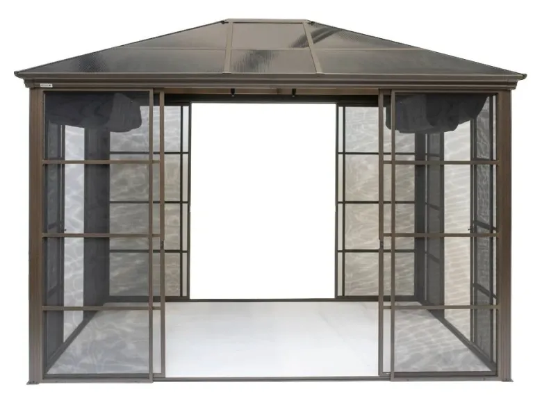 Sojag Pavillon Castel bronze Aluminium B/H/L: ca. 298x283x362 cm