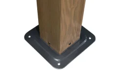 Sojag Pavillon Fontana braun Aluminium B/H/L: ca. 364,3x310x298 cm