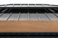 Sojag Pavillon Fontana braun Aluminium B/H/L: ca. 364,3x310x298 cm