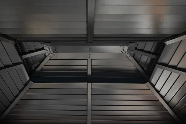 Sojag Pavillon Maui braun Aluminium B/H/L: ca. 178x278x243 cm