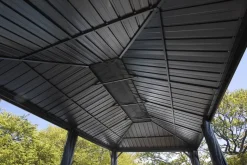 Sojag Pavillon Messina anthrazit Aluminium B/H/L: ca. 363x307x598 cm