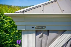 Sojag Pavillon-Vorhang-Set Messina taupe Polyester