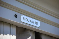 Sojag Pavillon-Vorhang-Set Messina taupe Polyester