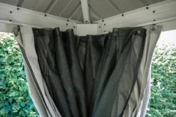Sojag Pavillon-Vorhang-Set Messina taupe Polyester