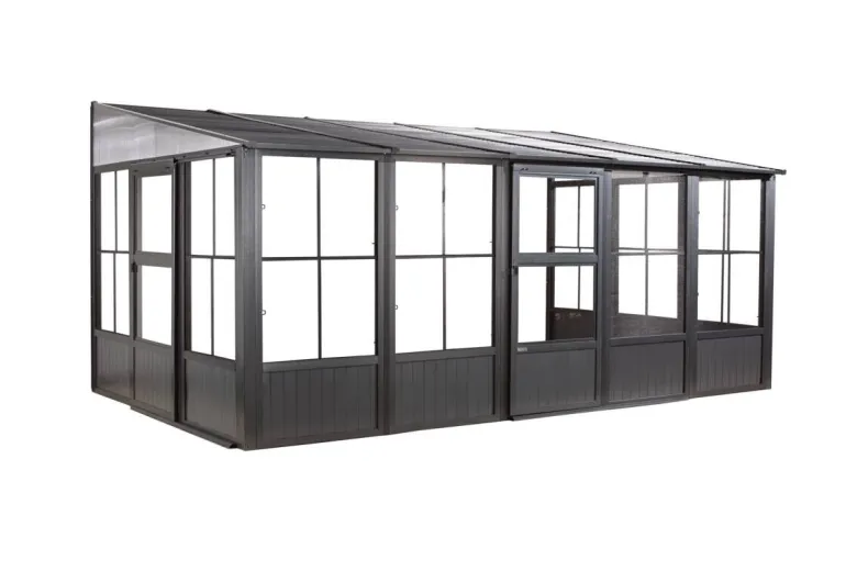 Sojag Terrassenüberdachung Mural anthrazit Aluminium B/H/L: ca. 502x244,5x308,96 cm