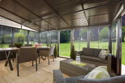 Sojag Terrassenüberdachung Mural anthrazit Aluminium B/H/L: ca. 502x244,5x308,96 cm